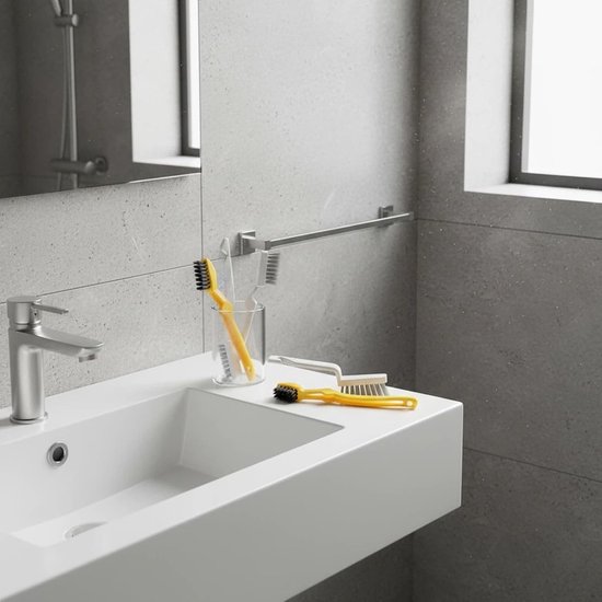 Voegenborstelset - Wit en Geel - 4 Stuks - V-vormige Multifunctionele Reinigingsborstels - Voor Badkamer en Keuken — afbeelding 5