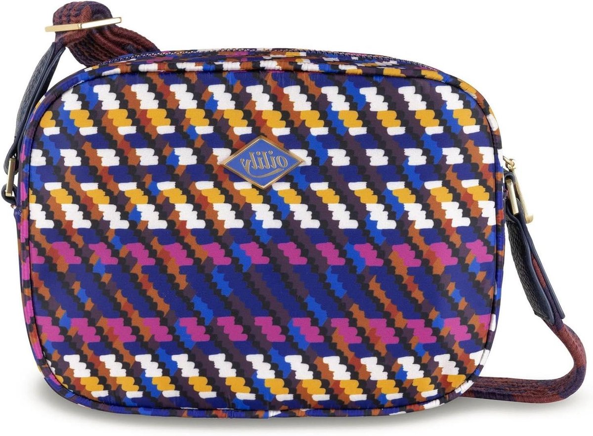 Schoudertas Dames - Crossbody Tas - Dagelijks Gebruik - Abstract Patroon - 19 x 14 x 5 cm - Eclipse