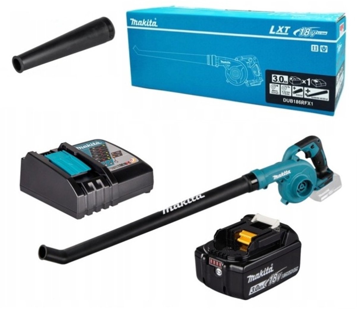 Makita DUB186RFX1 Souffleur de feuilles sans fil 18V 3.0Ah