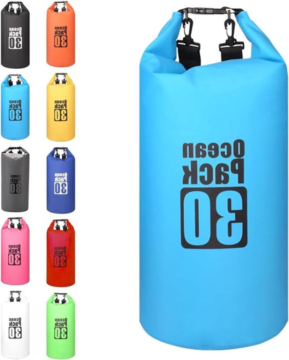 Waterdichte Dry Bags met Verstelbare Schouderriem voor Outdoor Activiteiten, Camping, Rafting en Zwemmen - Beschikbaar in 2L, 5L, 10L, 15L, 20L, 30L Capaciteit