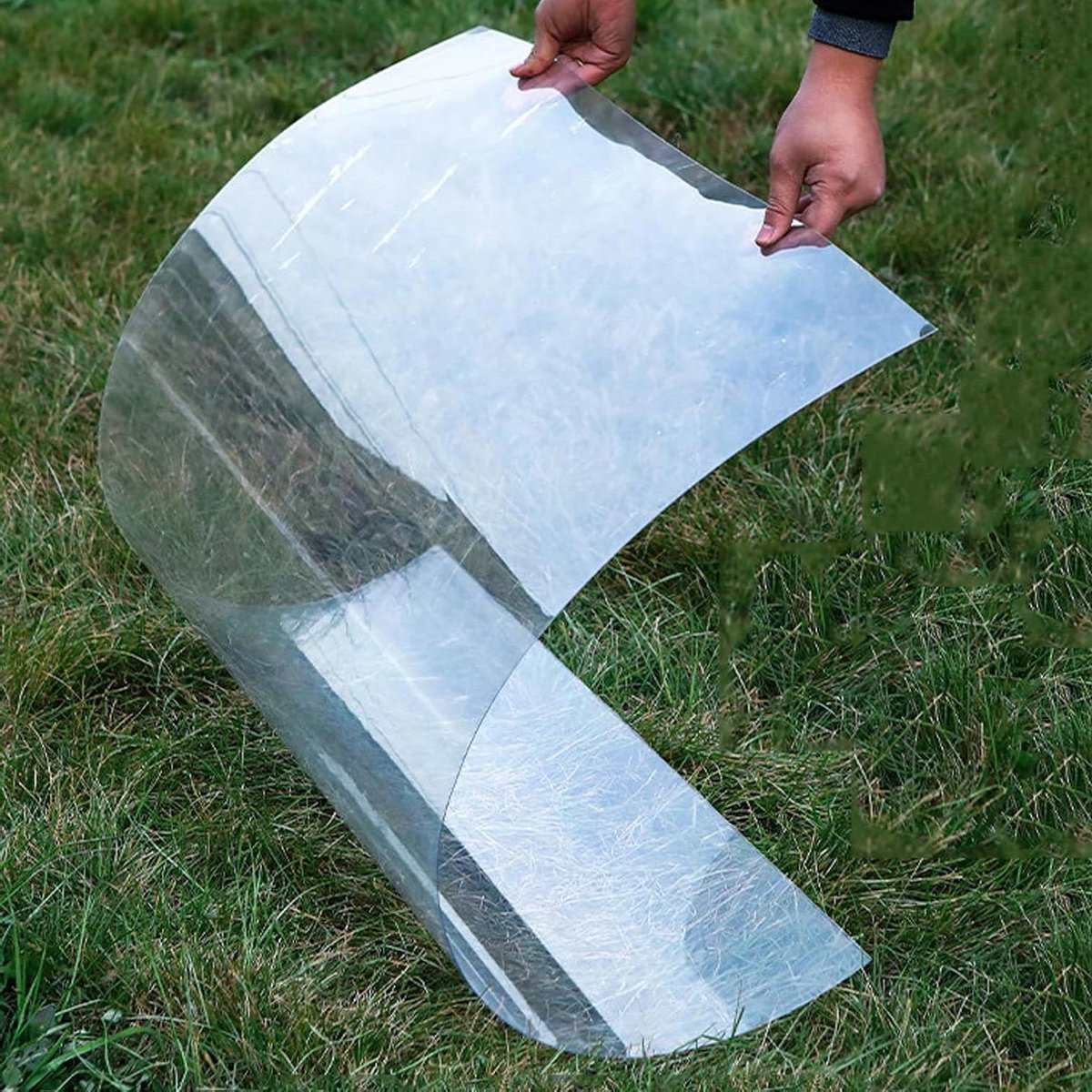 Transparante Dakplaat - Kunststof Plaat Polycarbonaat - Buitenruimte Bedekken - UV-beschermend Weerbestendig - 1 mm dik - Transparant