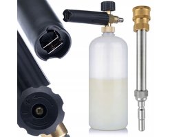 Rosfix Schuimpistool Set Hogedruklans - Regelbare Schuim - 1 L, 1/4" QC, 200 Bar - Geschikt voor Kränzle