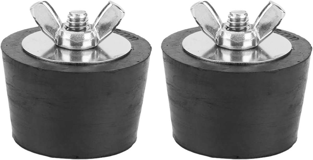 Winterpluggen voor Zwembad, 2 Stuks 1.5 inch Rubber Winterpluggen voor Zwembad en Spa, Ideaal voor Winterse Slangverbindingen en Fittingen