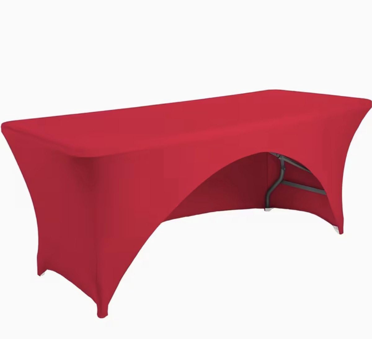 Okado Stretch Tafelhoes voor Tafel 183 x 76 x 76 cm – Rood