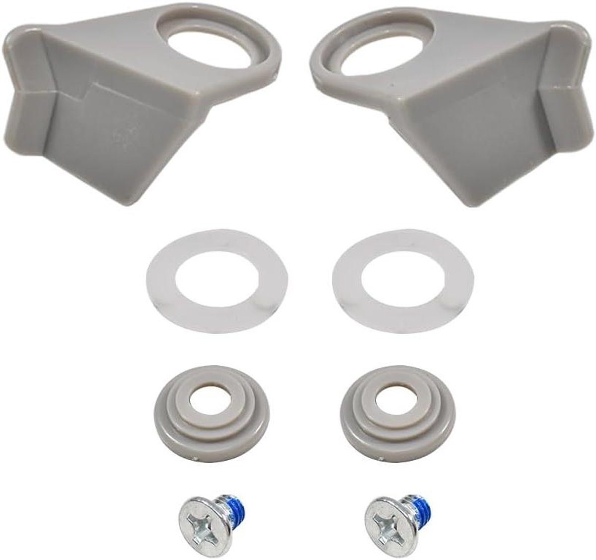 Koelkast Deurslot - Vanghaak Sluiting - Koelkast Dicht Houden - Specifiek Model - 9 x 7 x 2 cm - Grijs