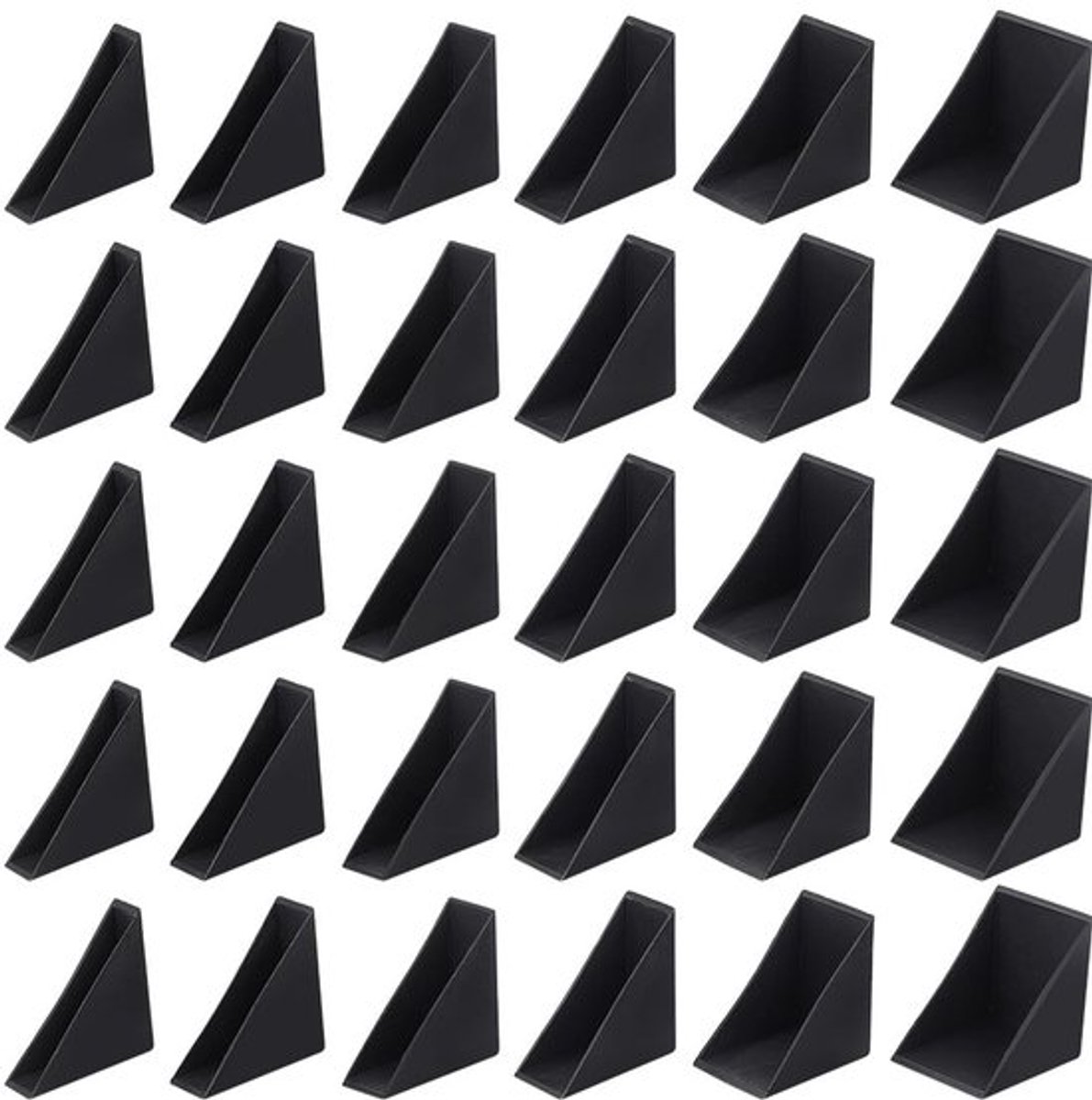 Hoekbeschermers 36 Stuks - Driehoekige Randbeschermer - Transparant Plastic - Bescherming voor Fotolijst/Spiegel - Schokbestendig - Veiligheid voor Baby's - Hoekbescherming