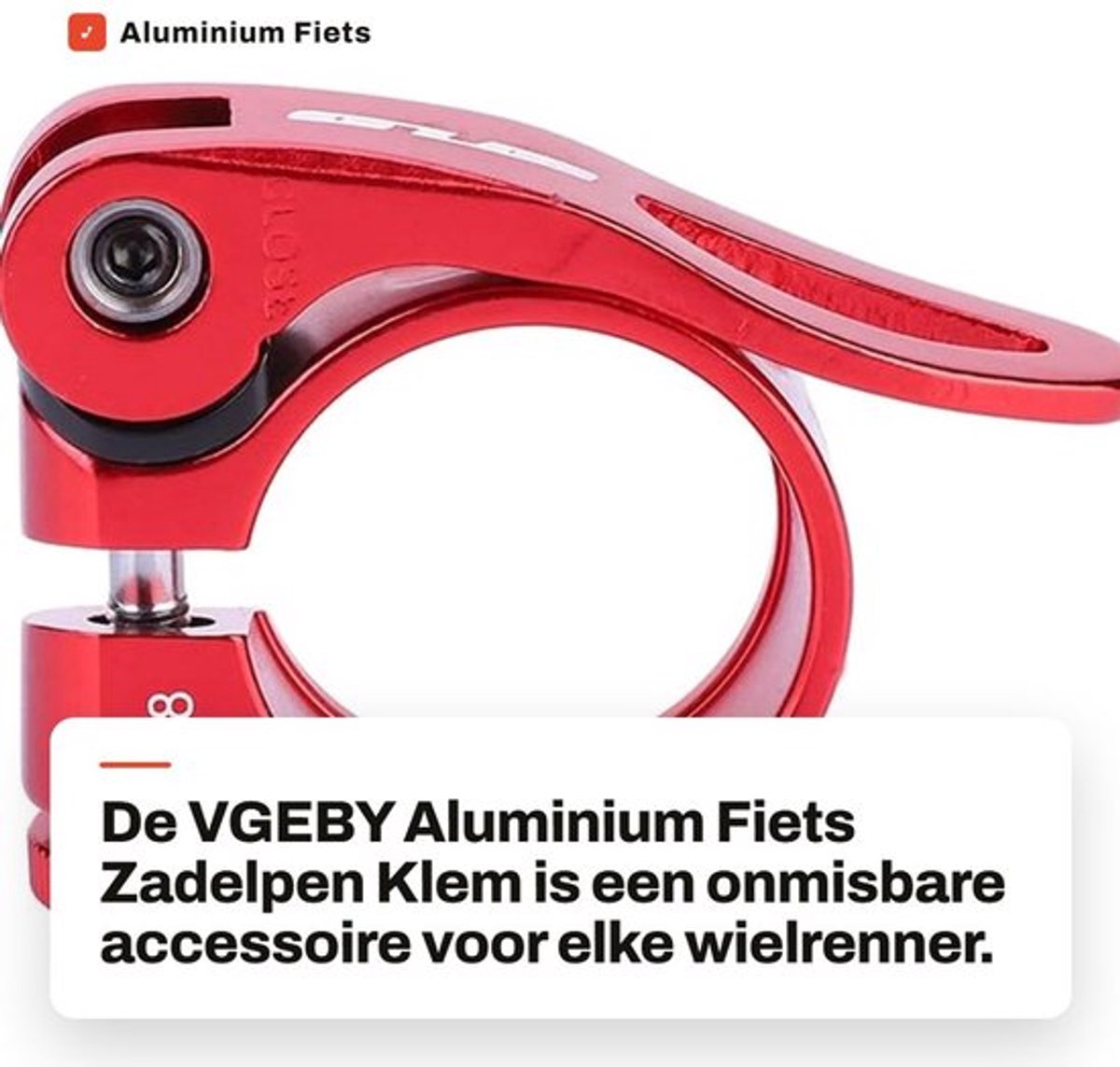Zadelpenklem 31,8mm - Aluminium Legering - Snelle Bevestiging - Duurzaam - Lichtgewicht - Eenvoudige Installatie - Fietszadelklem