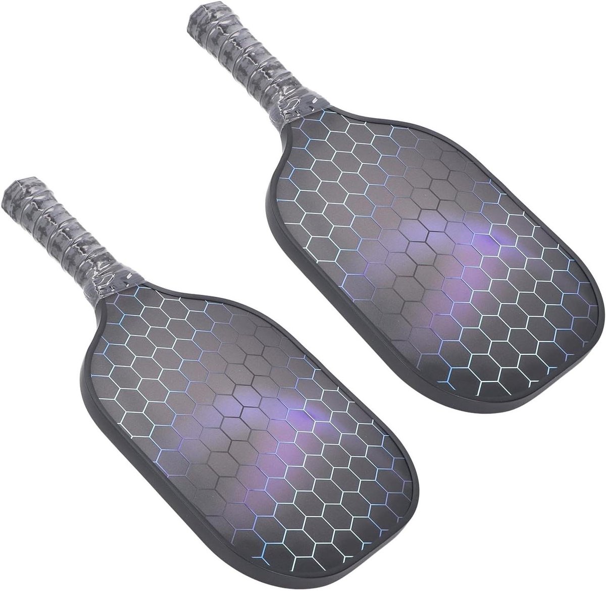 Pickleball Peddels Set - Glasvezel Rackets - Balsporten Spelen - Lichtgewicht Constructie - 43 x 31 x 12 cm