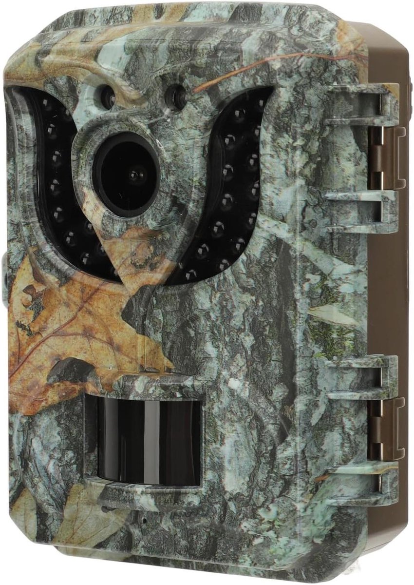 Trailcamera met Nachtzicht - Wildcamera Scoutingcamera - Wilde Dieren Observeren - IP66 Waterdicht - 16 MP - Groen