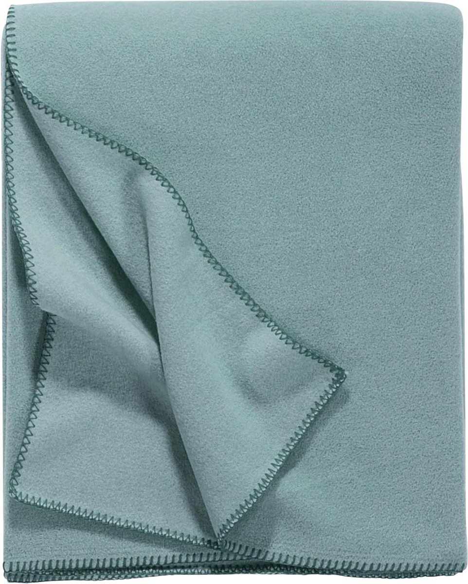 Fleece Deken - Pluche Deken - Gezelligheid Thuis - Zachte Cuddly Kwaliteit - 160x200 cm - Groen