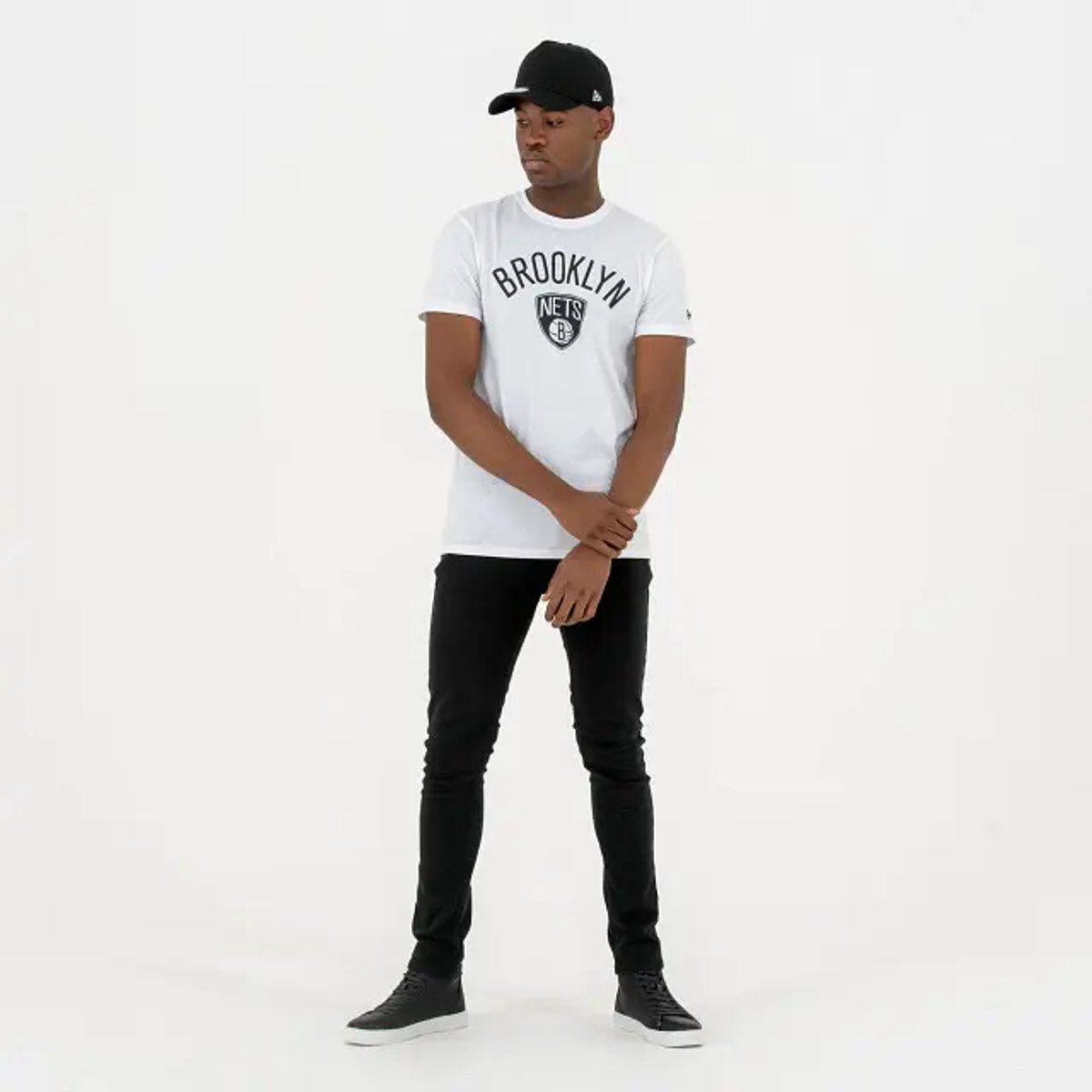 T-shirt Brooklyn Nets Zwart