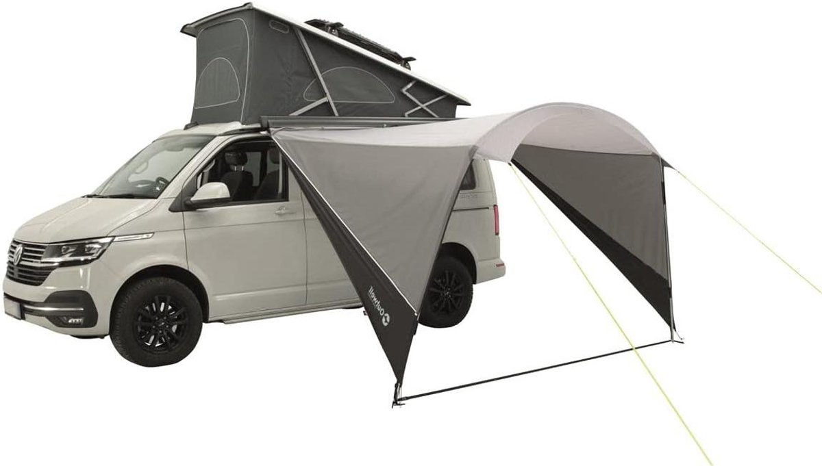 Touring Canopy Voortent - Luifel Kamperen - Extra Leefruimte Creëren - Eenvoudige Installatie - Groot - Grijs