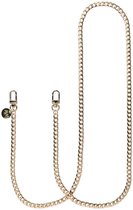AVY Crossbody Telefoonkoord | Aurum Lien | Lang Koord | Universeel voor alle Hoesjes | Geschikt voor iPhone, Samsung en meer | 120CM | Ketting | Goud