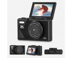 K&L - 5K 75MP - 18X Zoom - 64GB SD - WiFi - 3.0" UHD-disp...