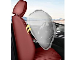 Autostoelhoes Set - Autohoes Interieur - Auto Beschermen - Waterdicht PU Leer - Volledige Set - Grijs
