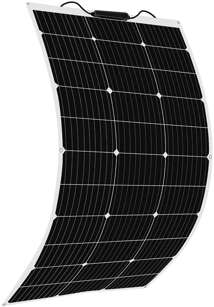 Novyro Living - zonnepaneel set - flexibele zonnepanelen - plug en play - 100 w - acculader module - 12 v - 24 v - kamperen