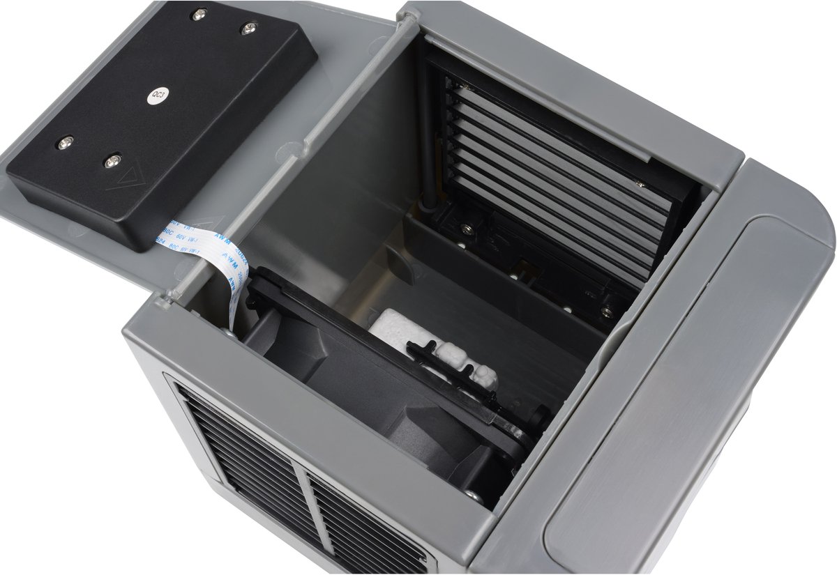 Princess 355500 Premium Mini Luchtkoeler 14,2x14,2x14,8cm – Draagbare airco voor Bureau, Slaapkamer – Aircooler USB-C, 7 Kleuren LED Verlichting, Uitneembaar Waterverdampingsfilter, Persoonlijke Verkoeler, Compact voor Thuis, Kantoor en Reizen thumbnail 8