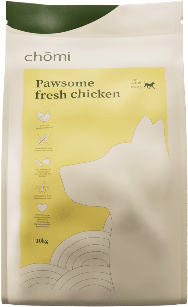 Chōmi Chomi Pets - Honden Droogvoer - Kip - 10 kg