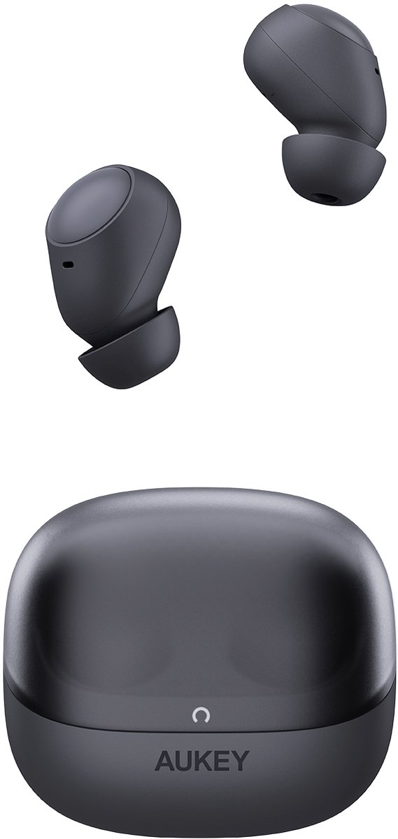 AUKEY EP-M3A TWS Earphones, Bean-Shaped In-Ear, Dark Gray