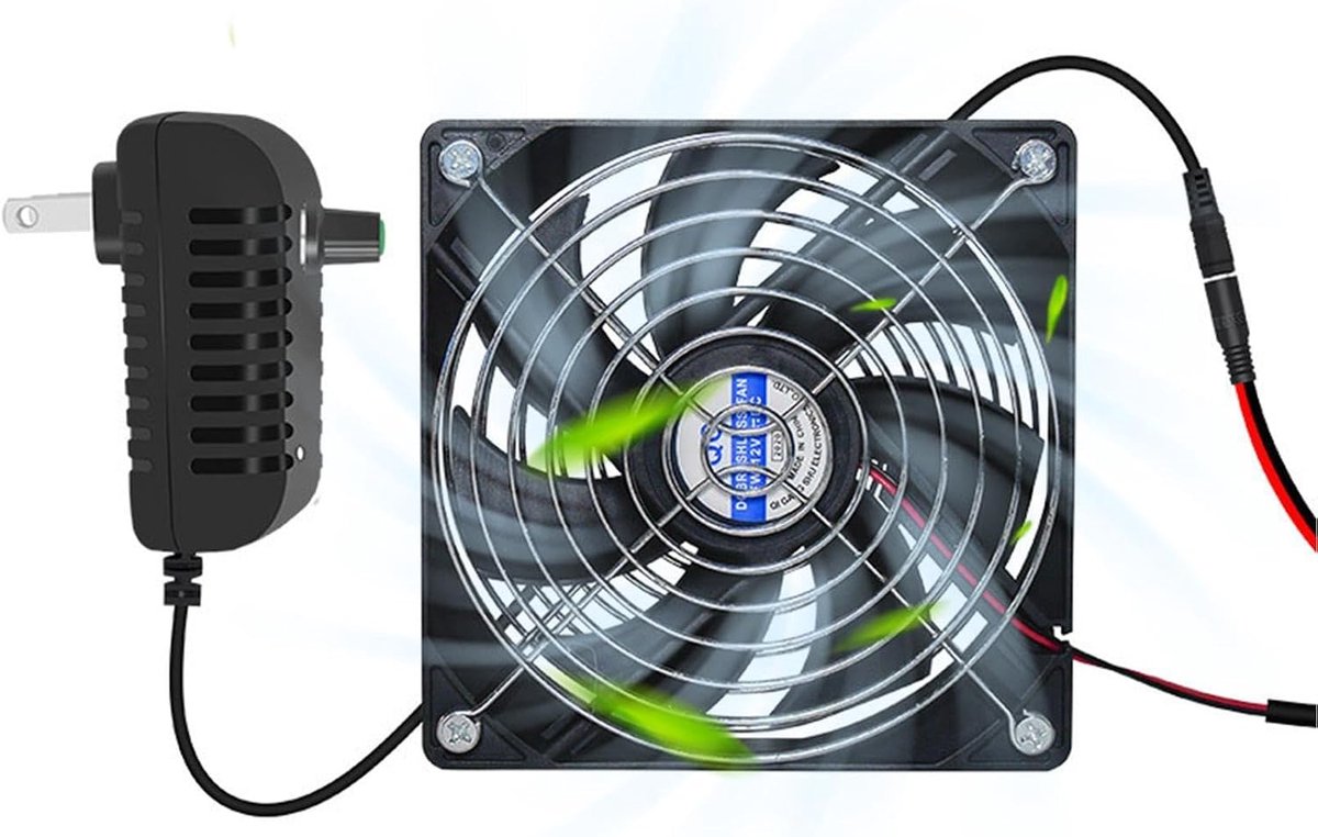 Ventilatieventilator - Afzuigventilator Stille Ventilator - Luchtkwaliteit Verbeteren - Du