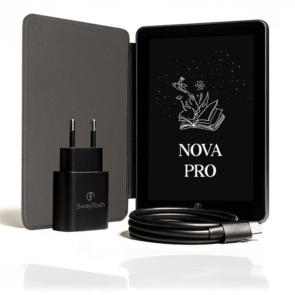 SwayTosh Nova Pro E-Reader 6 inch met Luxe Hoes en Nachtmodus - AngelTech B.V. | SwayTosh - €139,00