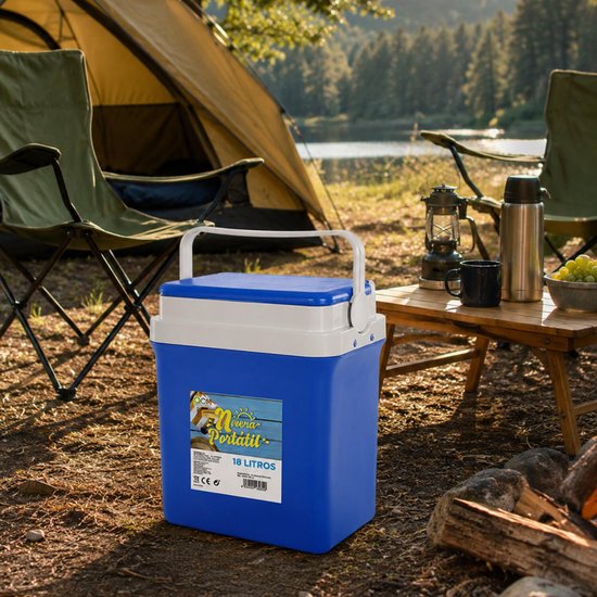 CM Iceberg koelbox - 18L - kunststof - blauw - 30 x 21 x 36 cm van CM — afbeelding 4