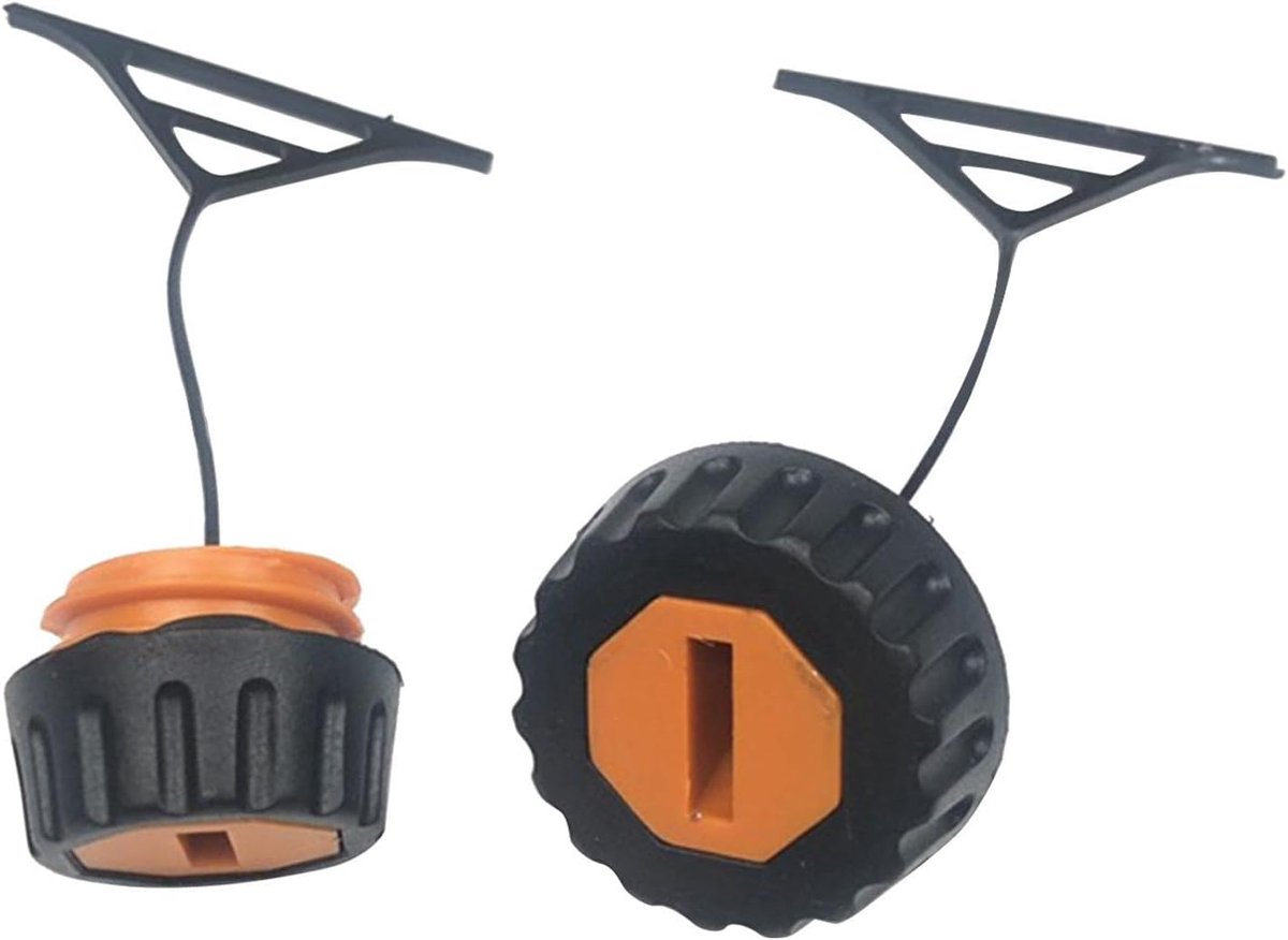 Kettingzaag Deksel - Olietank Dop - Onderhoud Tuin - Lekvrije Afdichting - 10 x 5 x 5 cm - Zwart