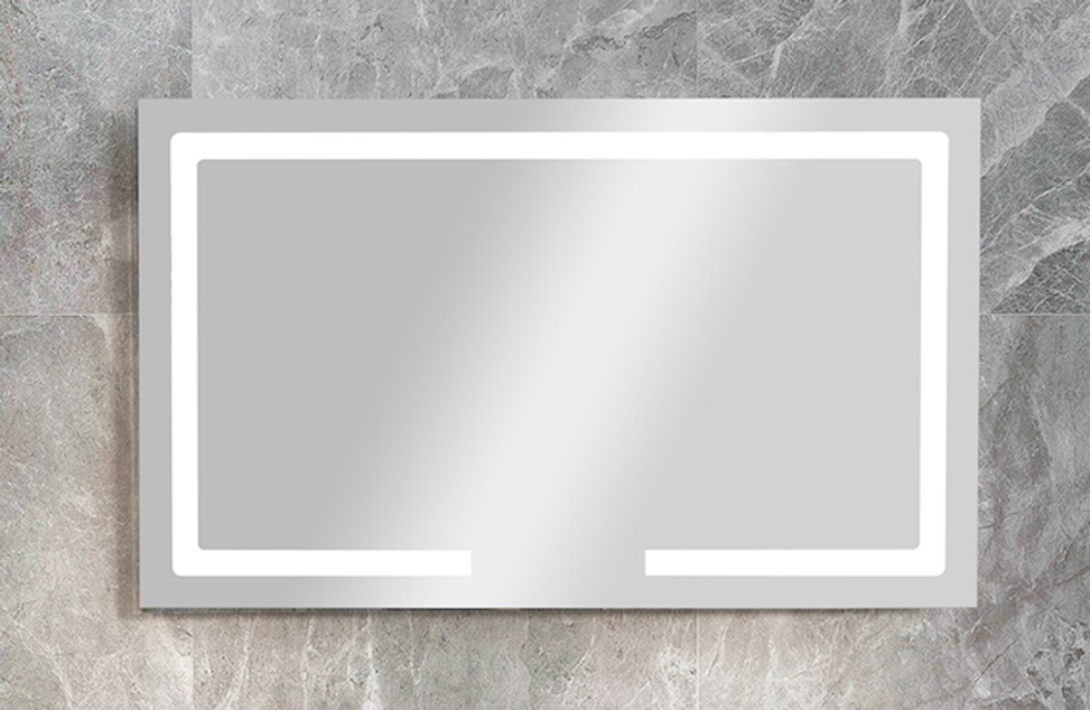 LINEA UNO - Altira 80 x 60 - Frameloos - Spiegel - Rechthoek - LED-verlichting (dimbaar) - 301598