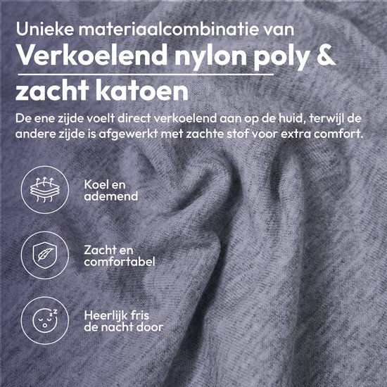 Dekbed d'été rafraîchissante Comfeur - Couverture auto-rafraîchissante - Couverture rafraîchissante - Katoen et nylon respirants - Dekbed Fris et confortable - Couverture d'été 150x210 cm