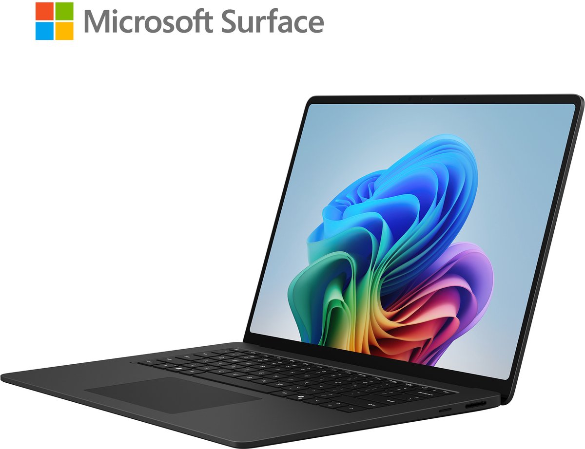 Microsoft Surface Laptop - 15 inch - Snapdragon® X2 Elite (12 Core) - 16 GB RAM - 512 GB SSD - Black - 8e Editie - Qwerty thumbnail 4