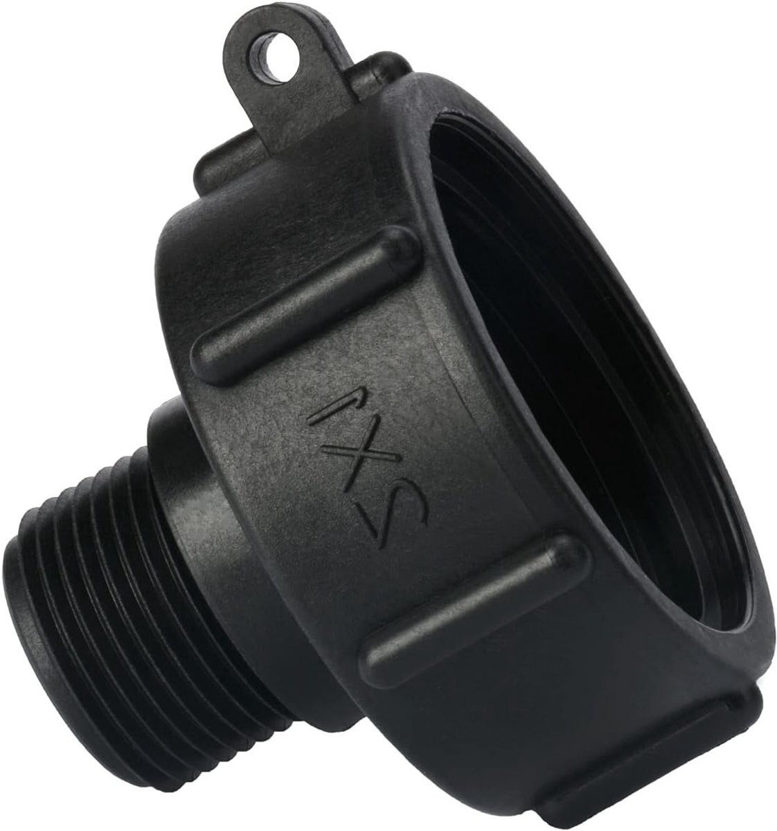 Plastic Slangadapter voor IBC Tank - S60X6 1" Grof Gewinde - Waterafvoer en Koppeling voor IBC Tonneau Ventiel