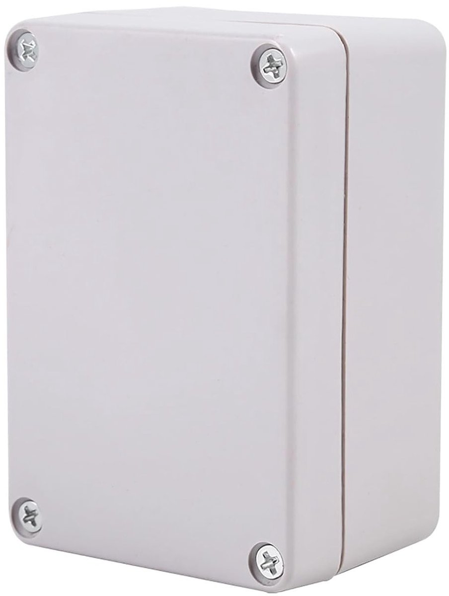 Waterdichte Elektronische Behuizing van ABS Plastic voor Aansluitdozen en Controlepanelen - 100x68x50mm, Ideaal voor Elektriciteitsdistributie en Koelkasttoepassingen