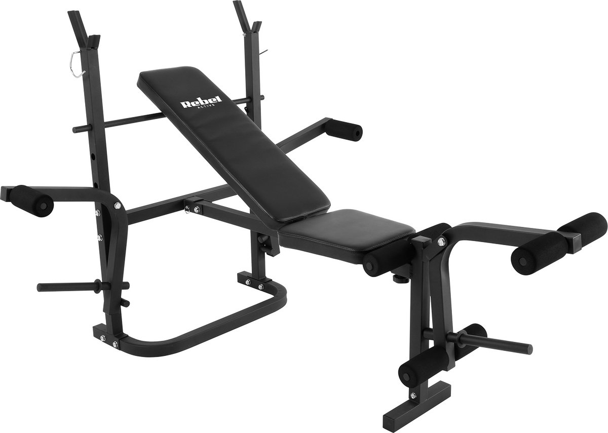 Rebel Active RBA-2007 - Multifunctionele Trainingsbank - Verstelbaar - Max. Belastbaar Tot 220 kg