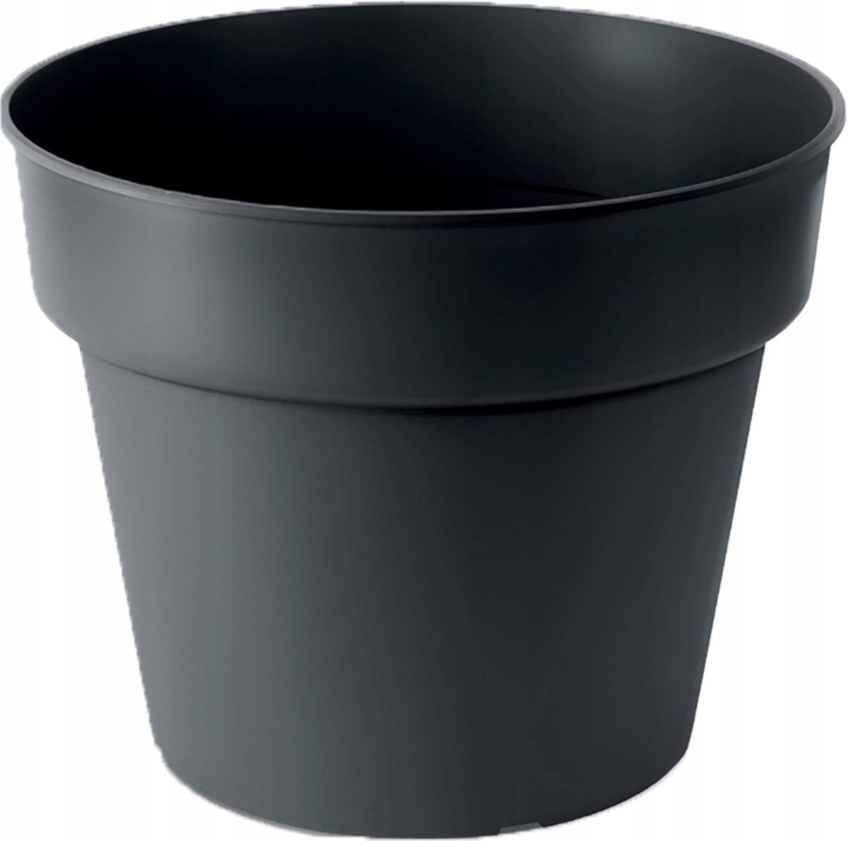 Prosperplast Planti Serie - Plastic Bloempot - 19,5 cm Diameter - Zwart - Weerbestendig