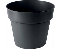 Prosperplast Planti Serie - Plastic Bloempot - 19,5 cm Diameter - Zwart - Weerbestendig