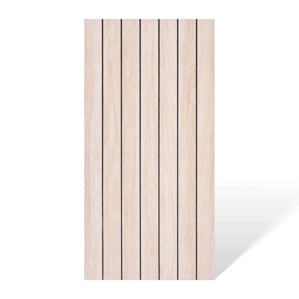 DMS - Wandpaneel - Heldere Houten Lamellen - 60x30cm - Zelfklevend - Waterbestendig