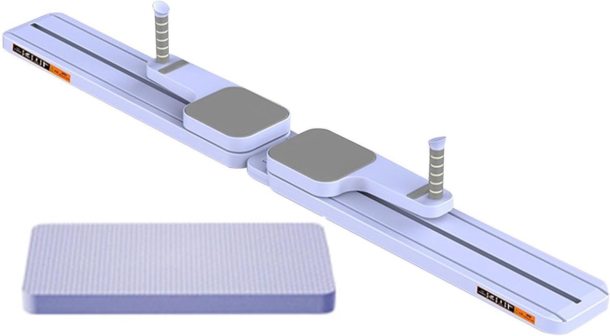 Pilates Trainingsbord - Reformer Board - Full Body Workout - Opvouwbaar en Draagbaar - 145 cm Uitgeklapt - Niet gespecificeerd