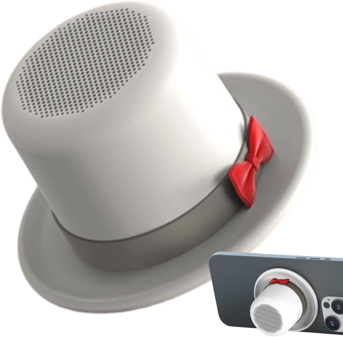 Draagbare Luidspreker - Geluidmachine Mini Speaker - Muziek Luisteren Buiten - Magnetisch Ontwerp - 6.8 x 6.8 x 4 cm