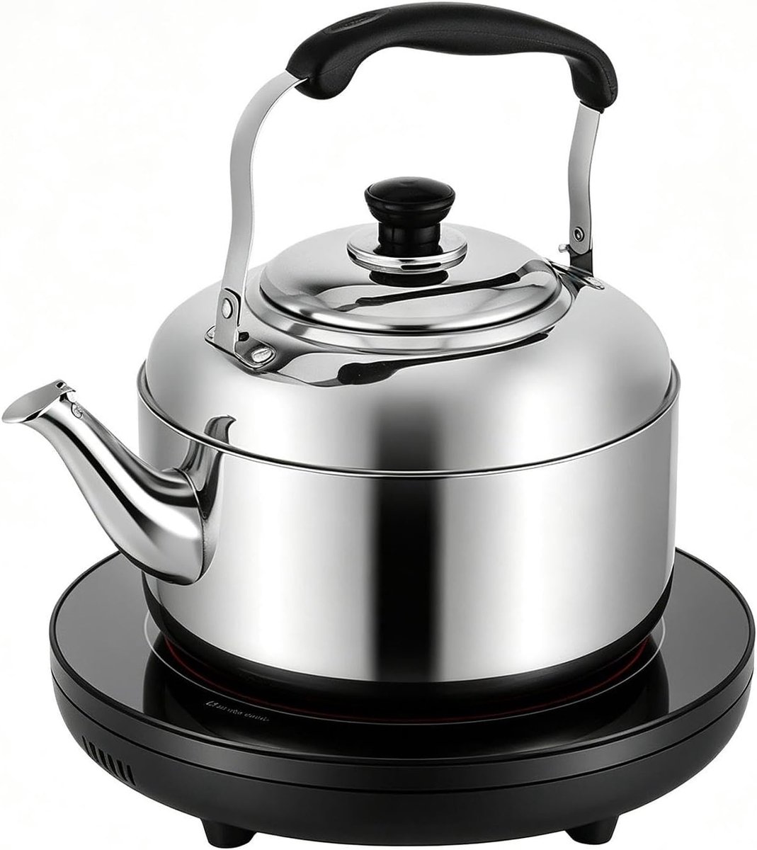 Fluitende Theepot - Roestvrijstalen Ketel - Water Koken - Automatische Fluitfunctie - 5 Li