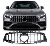 Grille Geschikt voor Mercedes CLA X118/C118 (2019-2023) – Chroom – Zonder Uitsparing voor 360° Frontcamera