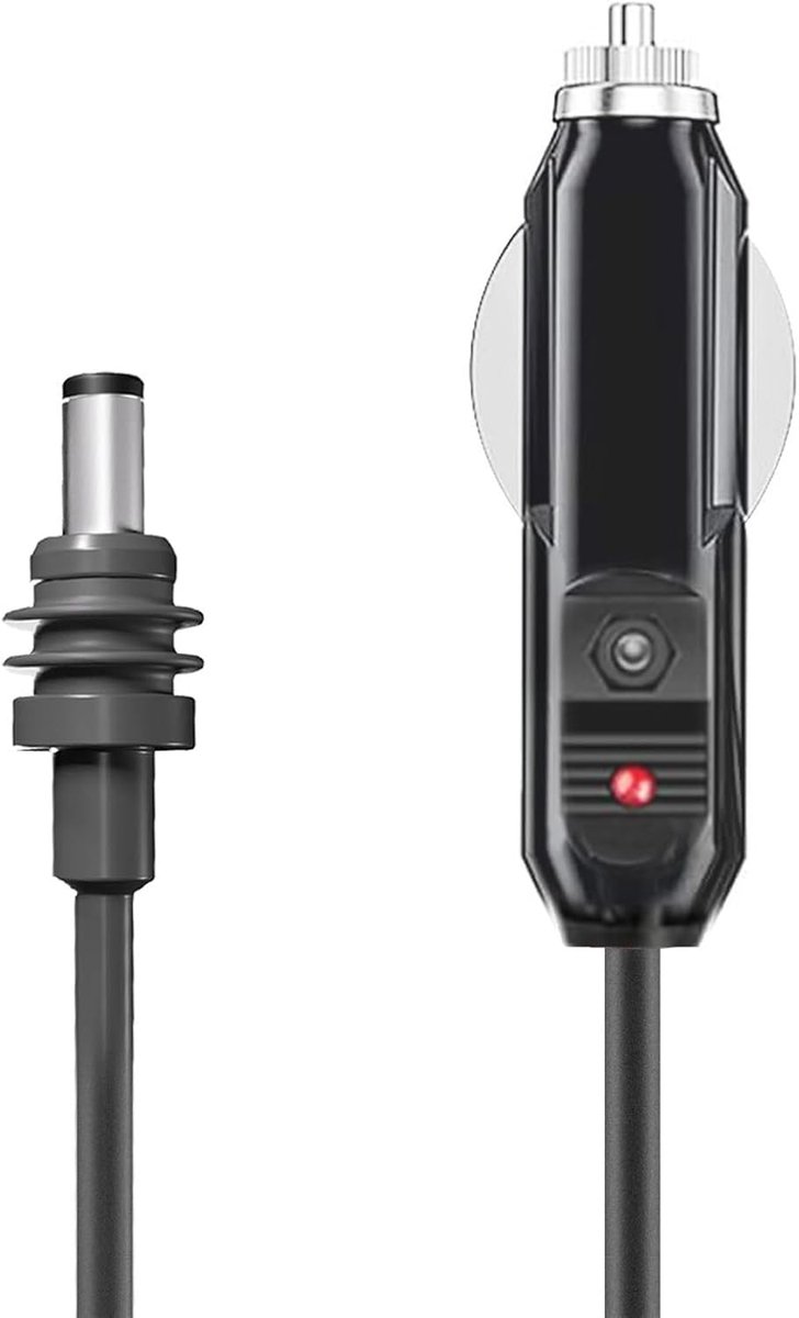 Satelliet Stroomkabel - DC Adapter - Voertuig Stroom - IP68 Waterbestendig - 18AWG - Zwart
