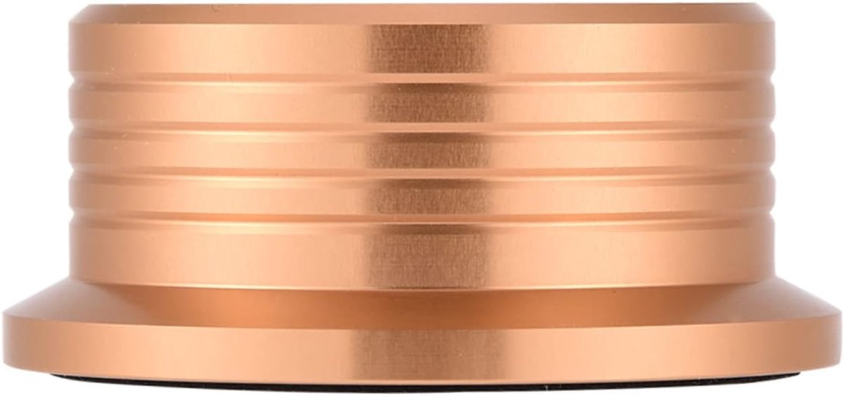 Platenspeler Stabilisator - Draaitafel Gewicht - Vinyl Afspelen - Elimineert Trillingen - Universele Pasvorm - Goud