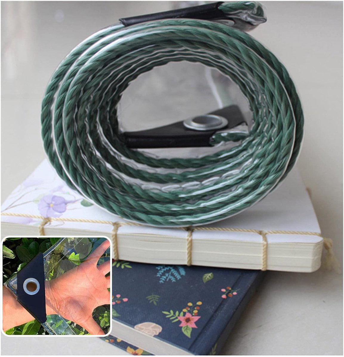 Dekzeil Transparant PVC - Afdekzeil Waterdicht - Bescherming Buiten - Met Metalen Oogjes - 2.5x2.5m - Helder