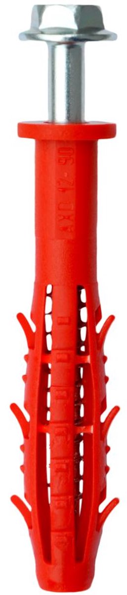 Amex Serie - Nylon Raamplug - 10mm x 80mm - Vierzijdige Expansiezone