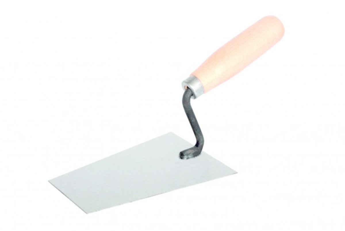 Instar - Trapeziumtroffel - 200mm - Houten Handvat - Roestvrijstaal