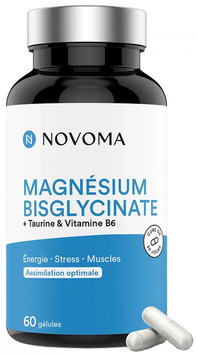 Novoma Magnesium Bisglycinaat 60 Capsules