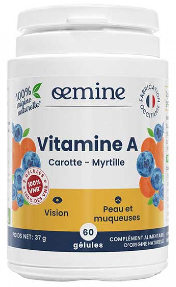 Oemine Vitamine A 60 Gélules