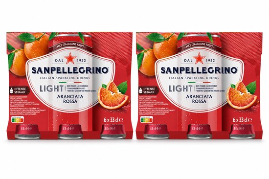 Tray San Pellegrino - Aranciata Rossa - 12 x 330 ml