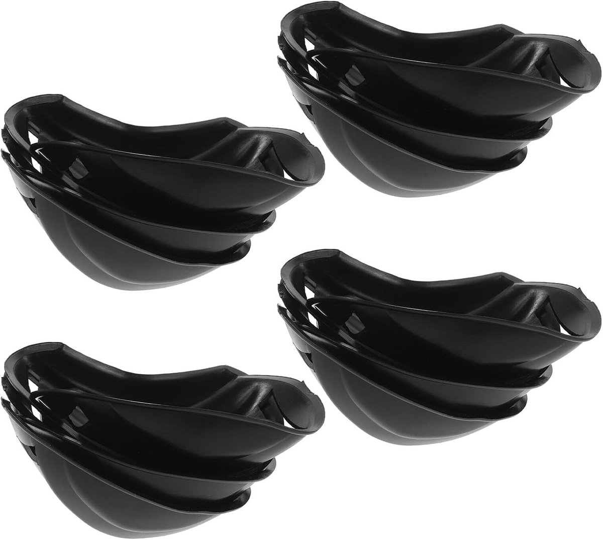 Helm Kinbeschermers - Kinsteun Pads - Verbeterd Comfort - Universele Pasvorm - 20 Stuks - Zwart