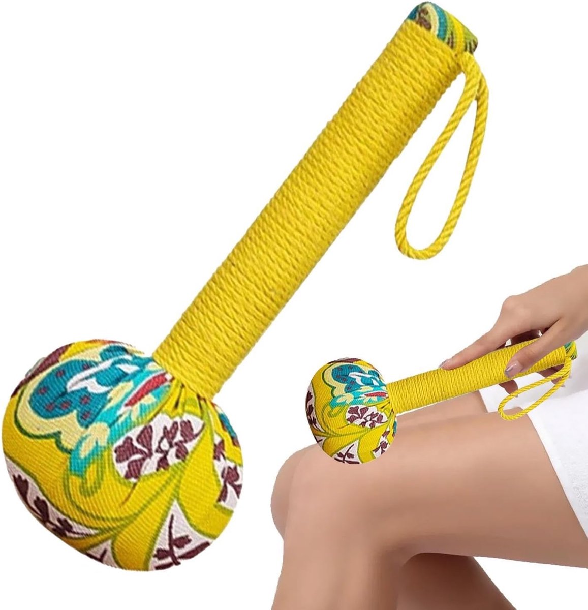 Massage hamer - Lichaamsklopper - Spieren ontspannen - Handgevlochten grip - 27.7 cm - Niet gespecificeerd